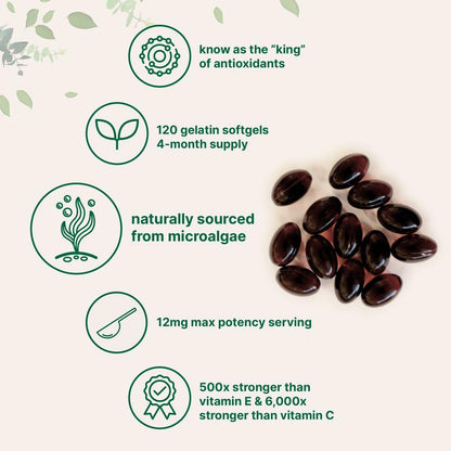 Astaxanthin 12mg Softgels